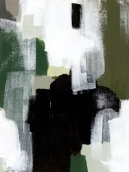 Traços abstratos com tons terrosos