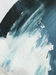 Abstrato «Azul Fluido»