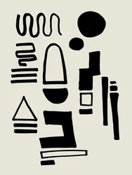 Formas abstratas modernas