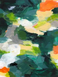 Verdes abstratos vibrantes