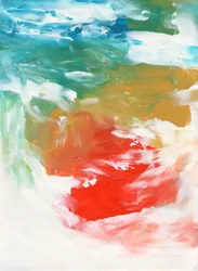 Fluxo de cores vibrantes