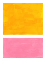 Traços em amarelo e rosa vibrantes
