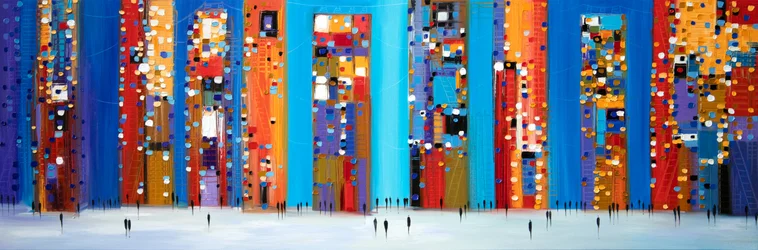 Vida urbana abstrata