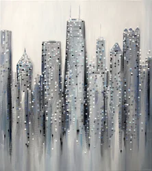 Paisagem urbana cintilante