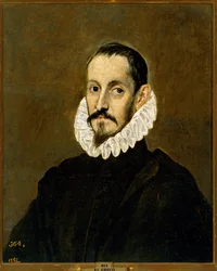 Retrato de um cavaleiro (pintura sobre tela)