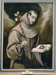Santo António de Pádua (pintura sobre tela)