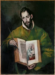 São Lucas Evangelista (pintura sobre tela)