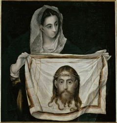 Santa Verónica com o sudário (pintura sobre tela)