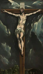 Cristo na Cruz, c.1600-10 (óleo sobre tela)