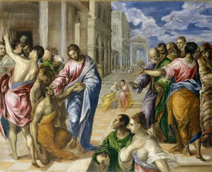Cristo curando os cegos, ca. 1570