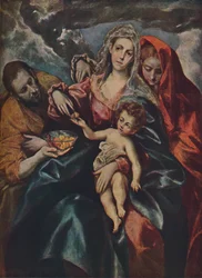 Heilige Familie, A Sagrada Família, c1590, 1938