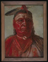 Chefe Larny (óleo sobre tela)