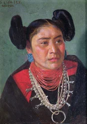 O-koon-sey (óleo sobre painel de madeira)