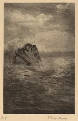Uma pedra no mar