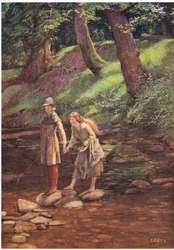 Rosalind e Celia (litho)