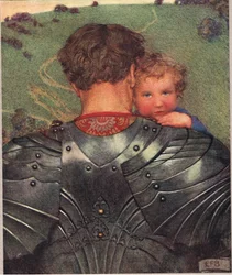 Uma doce canção de embalar, ilustração de "The Book of Old English Songs and Ballads" (O Livro das Velhas Canções e Baladas Inglesas)