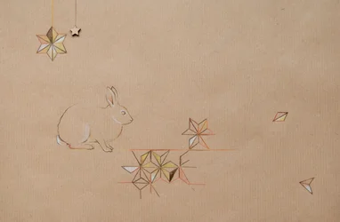 Scatter, 2014 (lápis e técnica mista sobre papel)