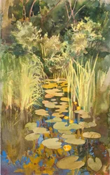 Remanso em Abramtsevo, c. 1888