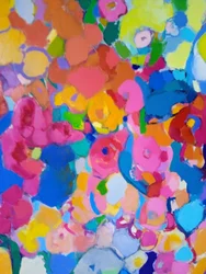 Flores abstratas vibrantes