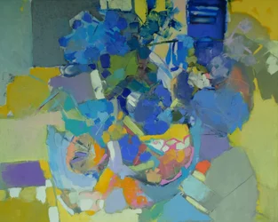 Flores abstratas vibrantes