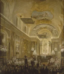 O batismo de Karl Gustav, duque de Småland
