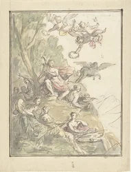 Apolo e as musas no Parnassus