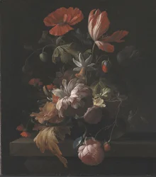 Flores em uma tigela