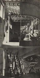 Pavilhão soviético na Exposição Internacional de Imprensa, Colónia, 1933.