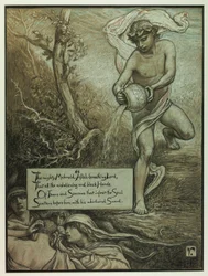 (Ilustração para o Rubáiyát de Omar Khayyám) O Poderoso Mahmud