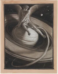(Ilustração para o Rubáiyát de Omar Khayyám) O Trono de Saturno