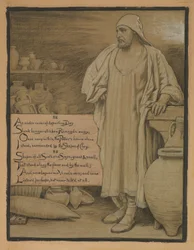 (Ilustração para o Rubáiyát de Omar Khayyám) Na casa do oleiro