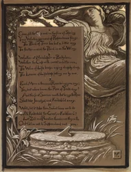 (Ilustração para o Rubáiyát de Omar Khayyám) O Convite