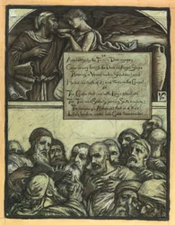 (Ilustração para o Rubáiyát de Omar Khayyám) As seitas que se chocam