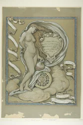 Estudo da Figura para Rubaiyat de Omar Khayyam