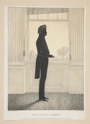 John Caldwell Calhoun, de um conjunto de 27 retratos