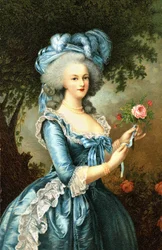 Retrato da rainha Maria Antonieta (1755-1793)