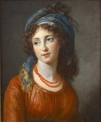 Retrato de Aglae de Gramont, nascido em Polignac 1768-1812, 1794