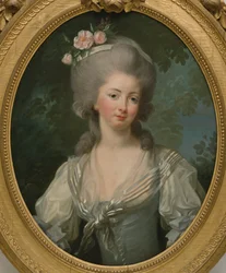 Retrato de Ernestine-Frédérique, princesa de Croy.