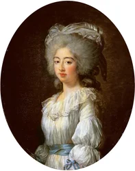Retrato de Louise Marie Josephine, Condessa de Provence, mais tarde rainha da França