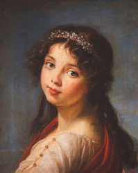 Julie Lebrun. Pintura por Élisabeth Vigée-Lebrun