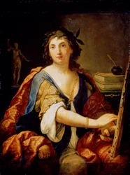 Alegoria da pintura, autorretrato, 1658