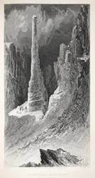 Monumento de Tennyson, ilustração de &39;A segunda expedição Grinnell em busca de Sir John Franklin ...&39;, 1856