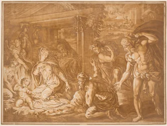 A Adoração dos Pastores, 1724.