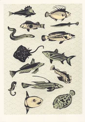 Peixe Japonês Amarelo, 2016 (papel de parede)