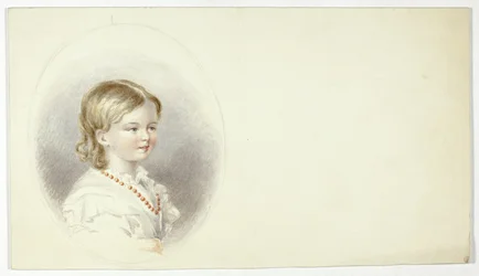 Retrato de busto de criança