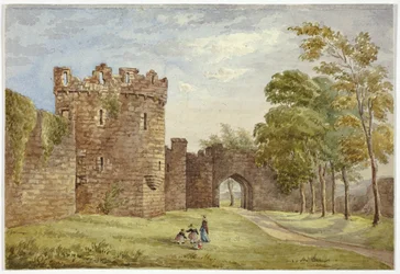 Porta de entrada, Castelo de Beauman