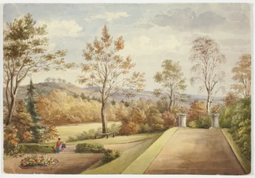 Terraço no Castelo de Wentworth