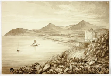 Val de Shanganagh, Dun Laoghaire, com barcos