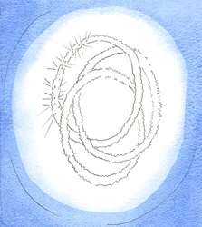 Uma aliança russa: uma aliança tripla é um símbolo da divindade, é simples e bonita, 2001 (w - c no papel)