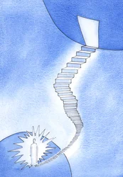 Uma Escada para o Céu: Foi Cristo quem me acolheu no início da longa &39;subida&39; ao Céu e que me encorajou a viver pela fé, 2002 (w - c no papel)